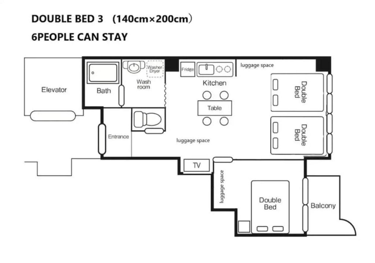 Apartamento EG41 Elizabeth Garden Osaka Exterior foto